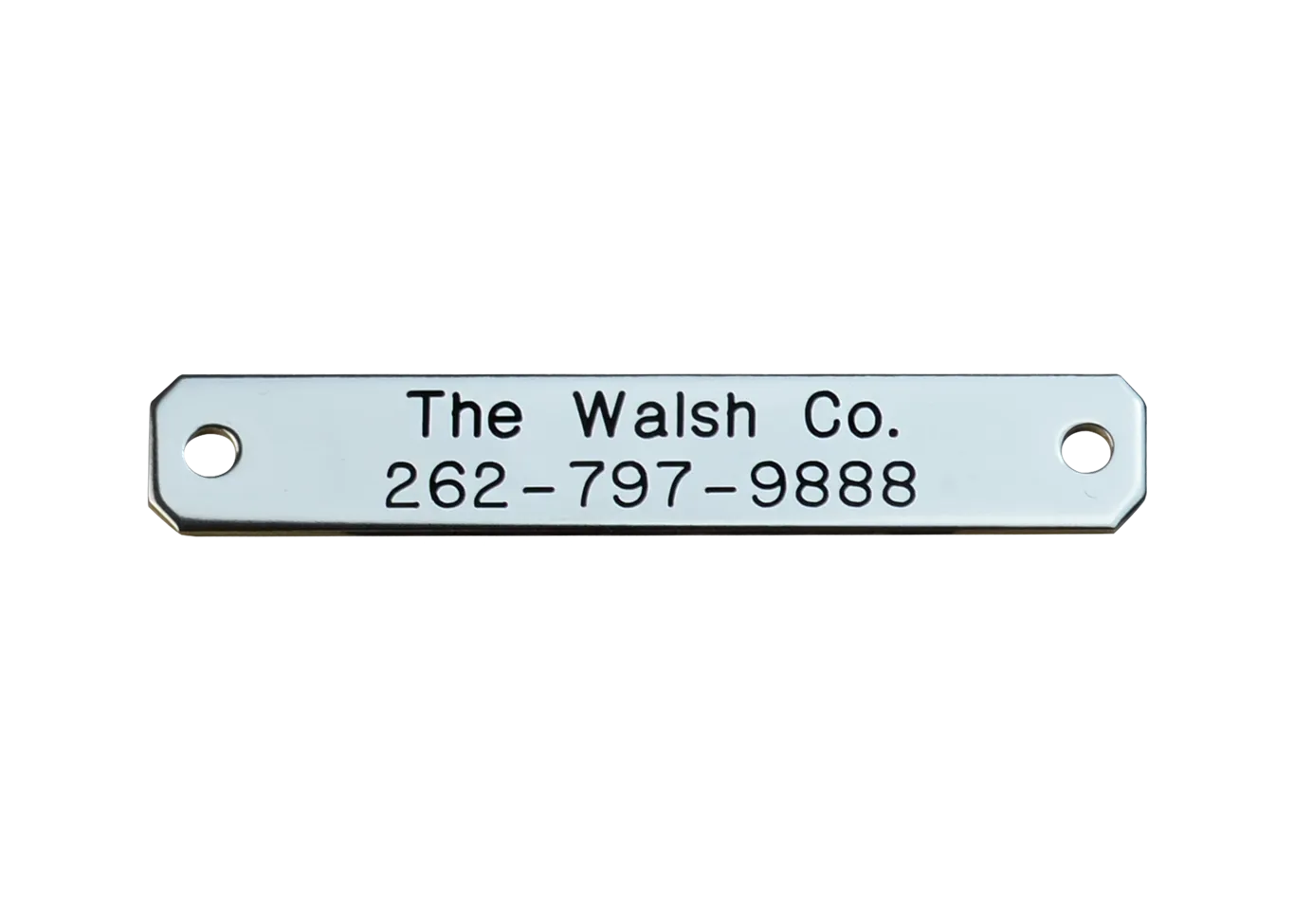 Small Engraved Nameplate - N-SMALL