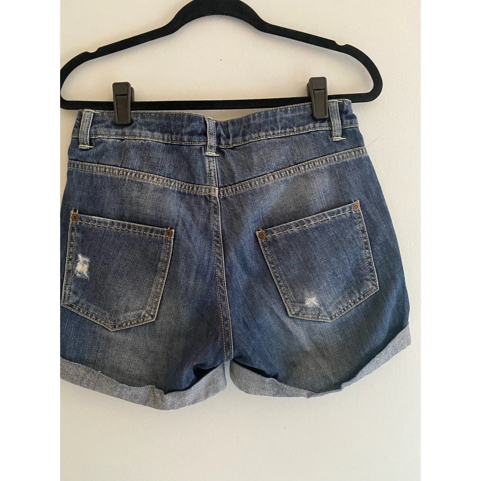 Whistles Cuffed Jean Shorts Size 26