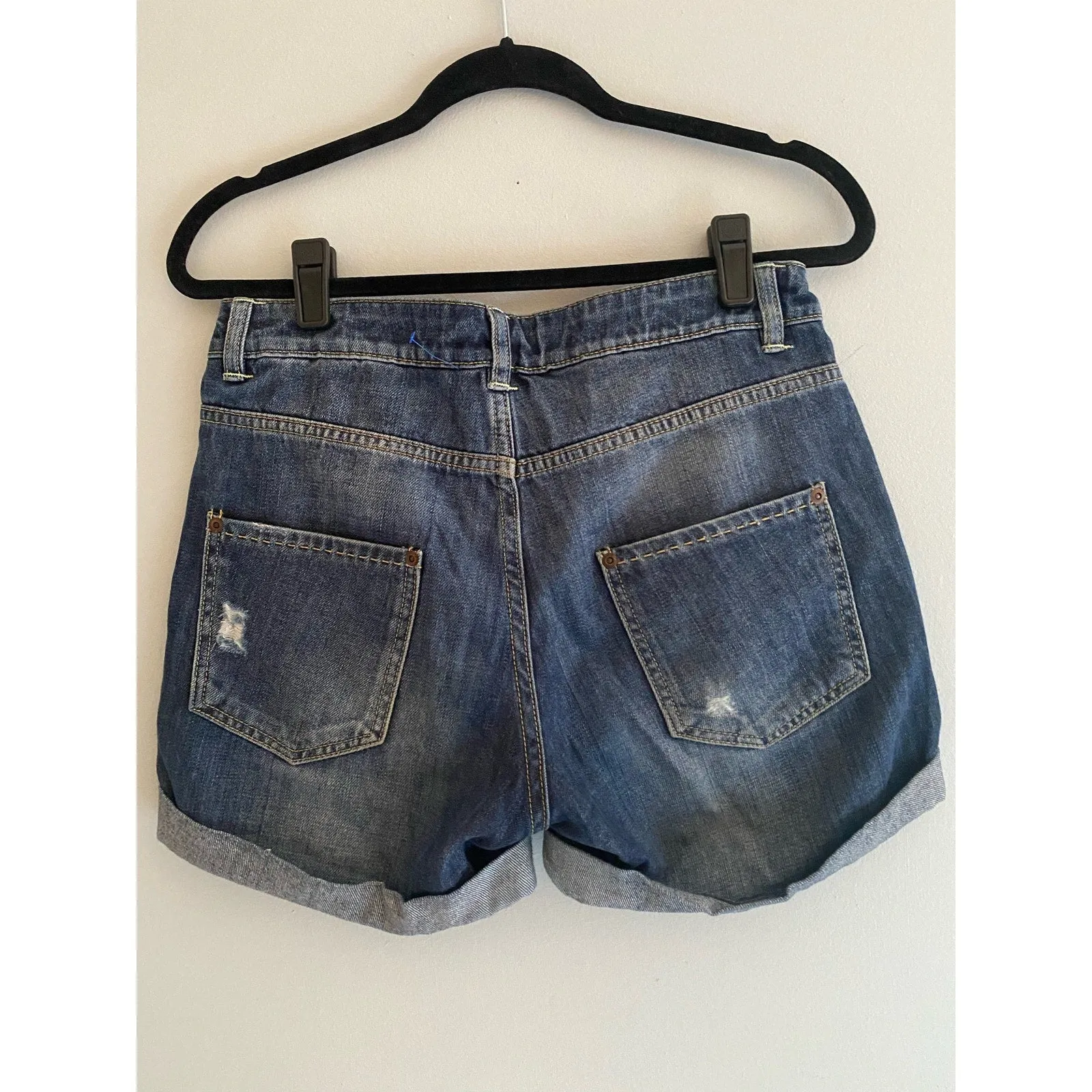 Whistles Cuffed Jean Shorts Size 26