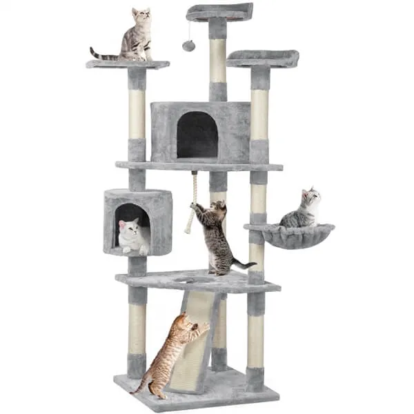 Yaheetech Cat Tree with Scratching Post 79 Inch
