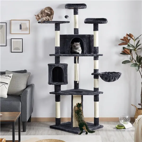 Yaheetech Cat Tree with Scratching Post 79 Inch