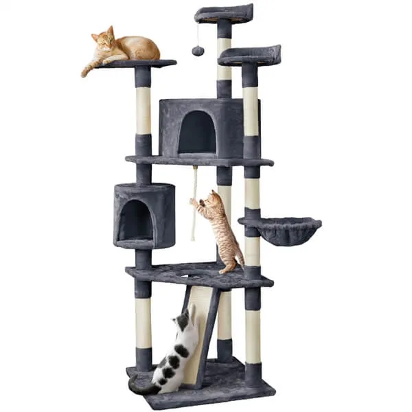 Yaheetech Cat Tree with Scratching Post 79 Inch