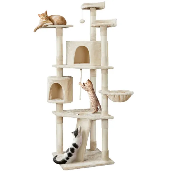 Yaheetech Cat Tree with Scratching Post 79 Inch