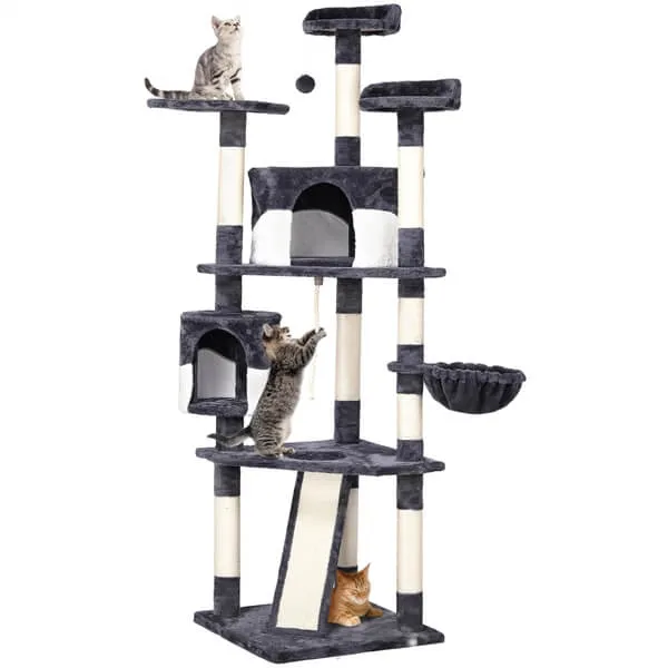 Yaheetech Cat Tree with Scratching Post 79 Inch