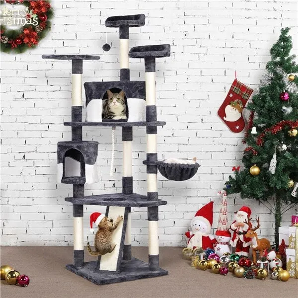 Yaheetech Cat Tree with Scratching Post 79 Inch
